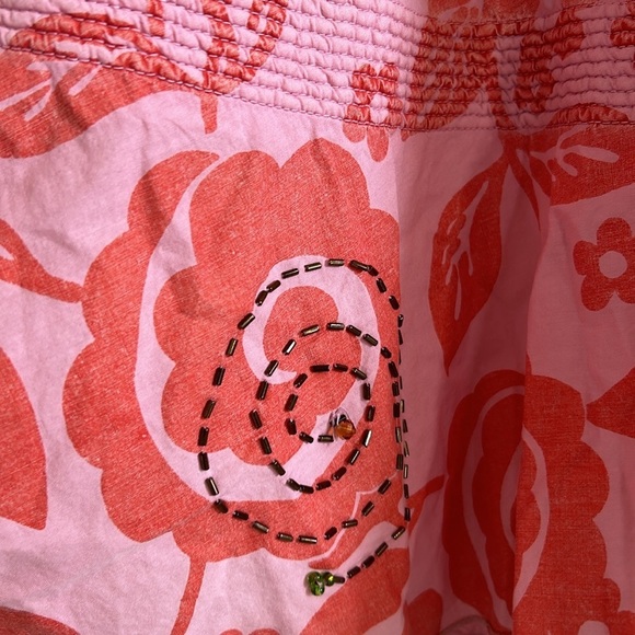 Burning Torch floral flare midi skirt 6 - Picture 7 of 9